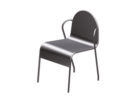 Chaises 3D - Chaise en m&eacute;tal - Ikea - Tunholmen