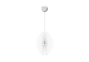 Lampada a sospensione 3D - Lampadario in vetro - Ikea - Stockholm