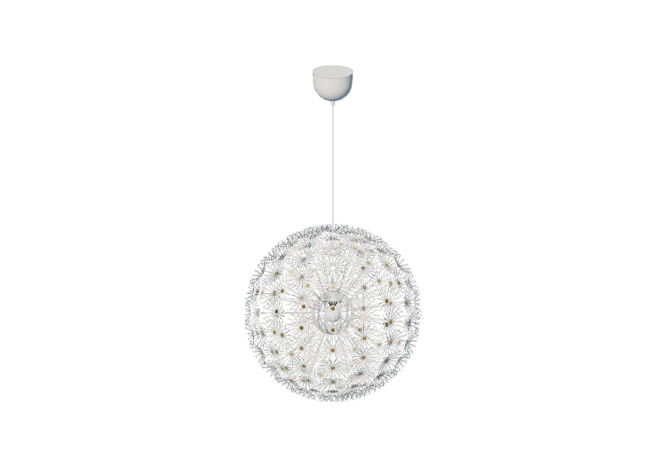 3D Ceiling Lamp - Ceiling suspended lamp - Ikea - Maskros -... 3D Ceiling Lamp - Ceiling suspended lamp - Ikea - Maskros -...