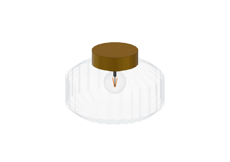 3D Ceiling Lamp - Glass ceiling lamp - Ikea - Solklint -... 3D Ceiling Lamp - Glass ceiling lamp - Ikea - Solklint -...