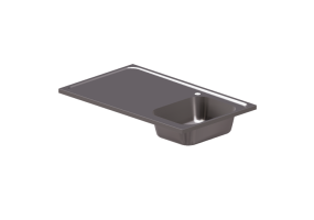 3D Sinks - Stainless steel washbasin - Intra - AF10-P