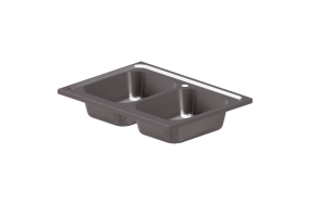 3D Sp&uuml;lbecken - Sp&uuml;le zwei Becken - Intra - AH08-P