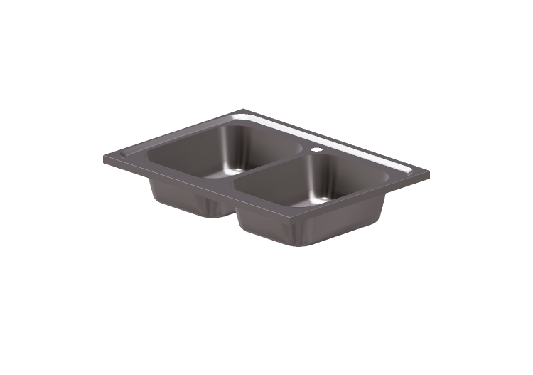 3D Spülbecken - Spüle zwei Becken - Intra - AH08-P - Intra 3D Spülbecken - Spüle zwei Becken - Intra - AH08-P - Intra