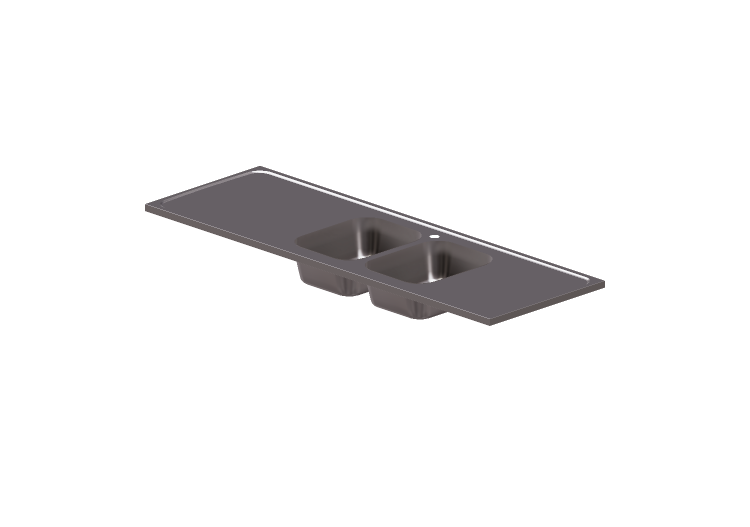 Lavelli 3D - Lavello a due vasche - Intra - AH08-P - Intra Lavelli 3D - Lavello a due vasche - Intra - AH08-P - Intra