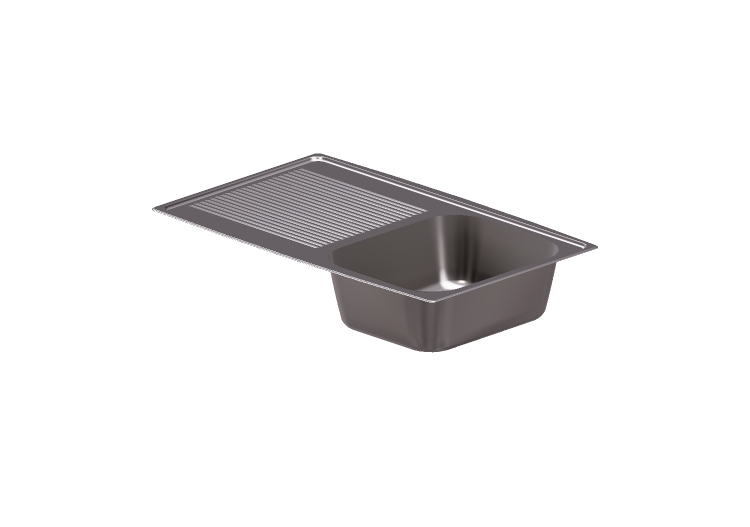 3D Sinks - Stainless steel washbasin - Intra - HZD815S50R -... 3D Sinks - Stainless steel washbasin - Intra - HZD815S50R -...