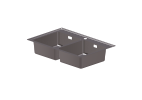 3D Sinks - Twin tub washbasin - Intra - OMNIA78DF