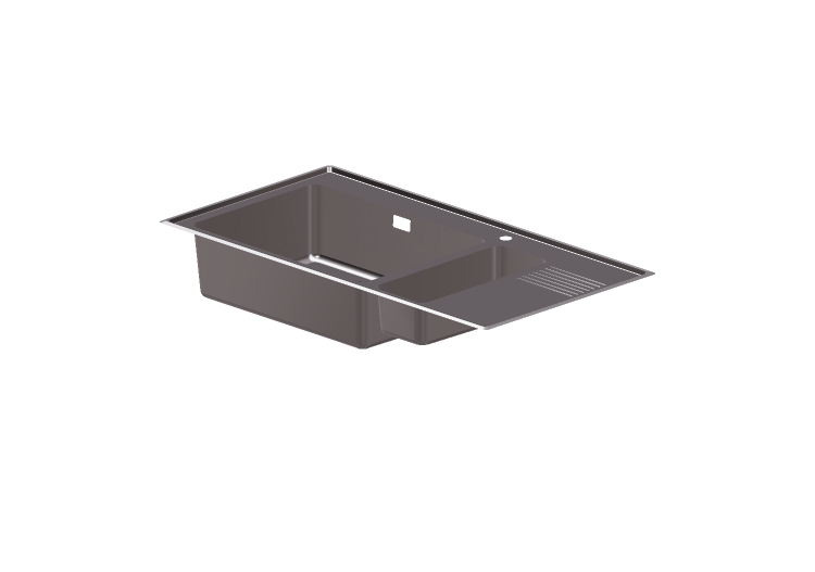 Lavatórios 3D - Pia de cozinha com duas bacias - Intra -... Lavatórios 3D - Pia de cozinha com duas bacias - Intra -...