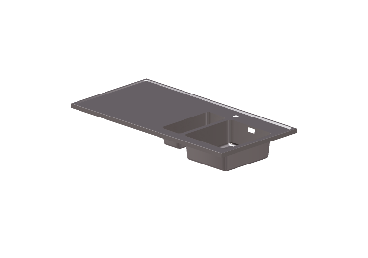 3D Spülbecken - Spüle zwei Becken - Intra - QG12-03 - Intra 3D Spülbecken - Spüle zwei Becken - Intra - QG12-03 - Intra