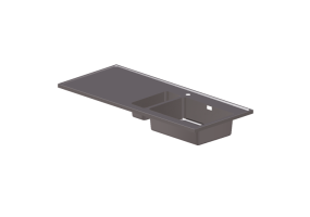 3D Sinks - Twin tub washbasin - Intra - QGX14-03