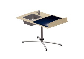 Accessoires 3D - Table &agrave; langer avec lavabo - Jeltec - Manuela 120V