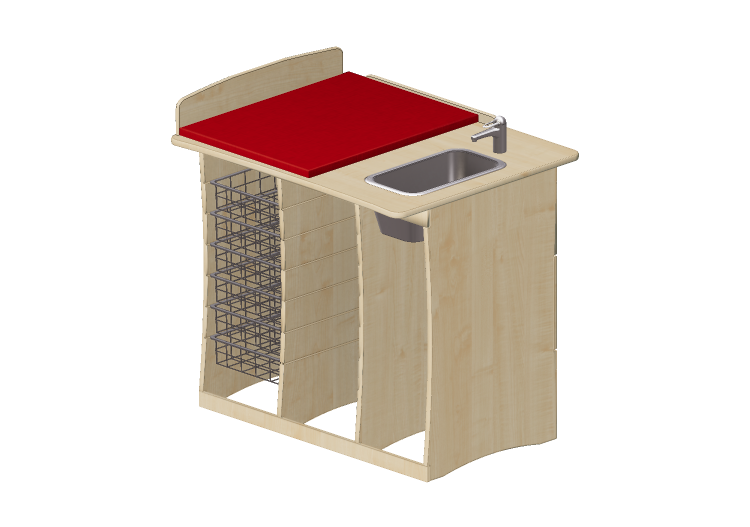 配饰 - Changing table with washbasin - Jeltec - Bjork 100H -... 配饰 - Changing table with washbasin - Jeltec - Bjork 100H -...