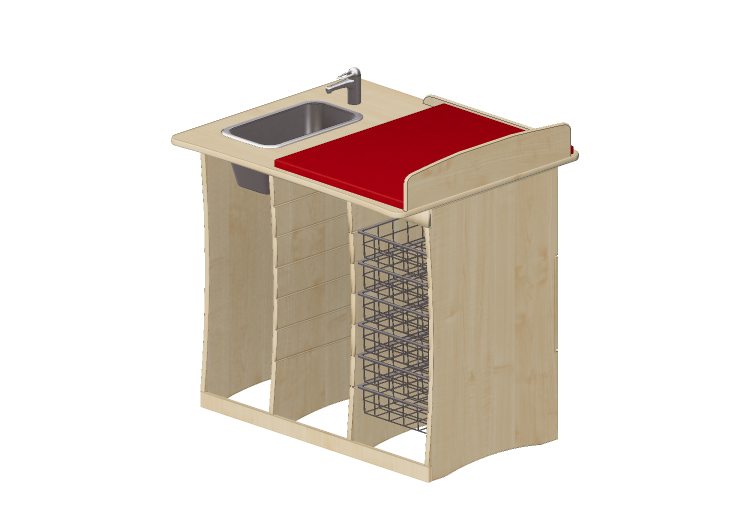 Accessori 3D - Fasciatoio con lavabo - Jeltec - Bjork 100V... Accessori 3D - Fasciatoio con lavabo - Jeltec - Bjork 100V...