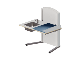 Acess&oacute;rios 3D - Banheiro com trocador ajust&aacute;vel - Jeltec - Lyfta Golv 120V