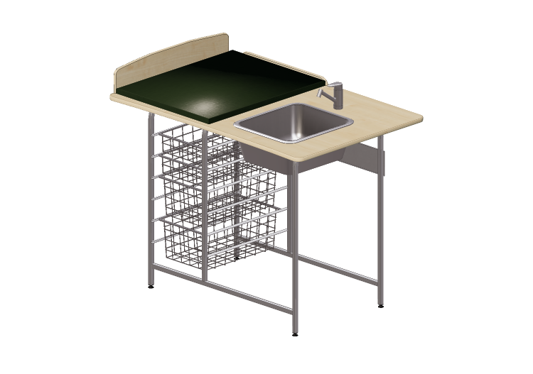 3D Accessories - Changing table with washbasin - Jeltec -... 3D Accessories - Changing table with washbasin - Jeltec -...