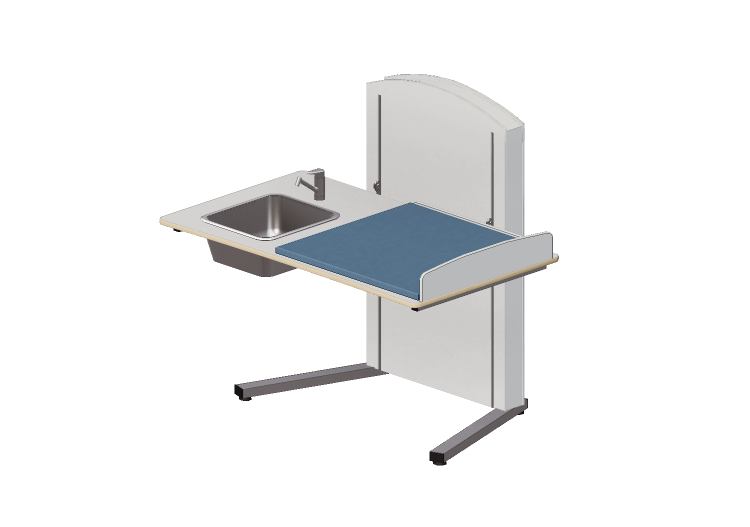 Accessori 3D - Fasciatoio con lavabo regolabile - Jeltec -... Accessori 3D - Fasciatoio con lavabo regolabile - Jeltec -...