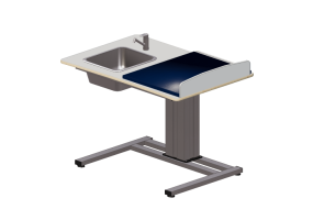 Accesorios 3D - Cambiador con lavabo - Jeltec - Elin 120V
