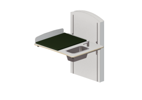 3D Zubeh&ouml;r - Wickeltisch mit Waschbecken verstellbar - Jeltec - Lyfta Vagg 100H