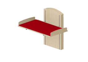 3D Zubeh&ouml;r - Wickeltisch verstellbar - Jeltec - Lyfta Vagg 140