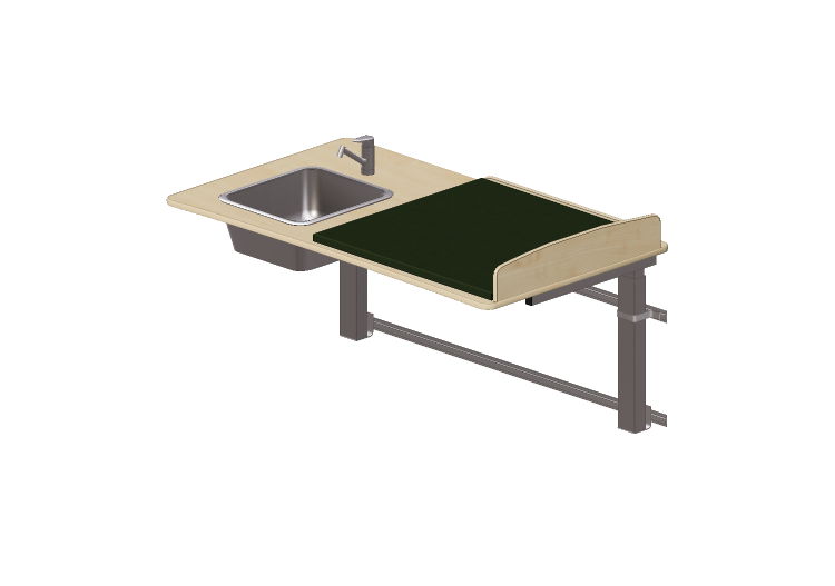 Acessórios 3D - Banheiro com trocador - Jeltec - Elit Vagg... Acessórios 3D - Banheiro com trocador - Jeltec - Elit Vagg...