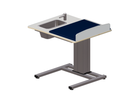 Accessori 3D - Fasciatoio con lavabo - Jeltec - Elin 100V