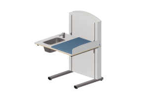 3D Accessories - Changing table with adjustable washbasin - Jeltec - Lyfta Golv 100V