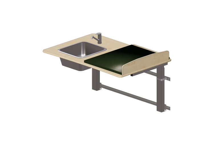 Acessórios 3D - Banheiro com trocador - Jeltec - Elit Vagg... Acessórios 3D - Banheiro com trocador - Jeltec - Elit Vagg...