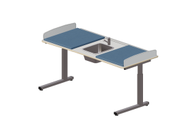 Accessori 3D - Fasciatoio con lavabo - Jeltec - Elit 180