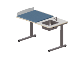 Accessori 3D - Fasciatoio con lavabo - Jeltec - Elit 140H