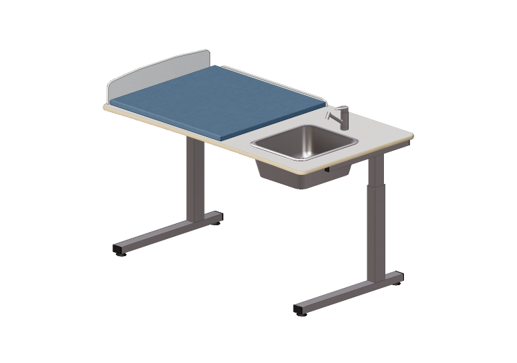 Accessori 3D - Fasciatoio con lavabo - Jeltec - Elit 140H -... Accessori 3D - Fasciatoio con lavabo - Jeltec - Elit 140H -...