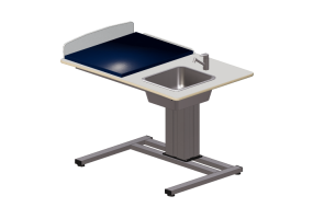 Accessori 3D - Fasciatoio con lavabo - Jeltec - Elin 120H