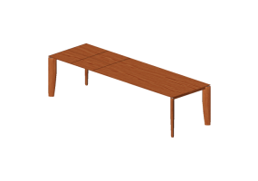 Tables 3D - Table en bois - Jori - Rialto - 200EWU