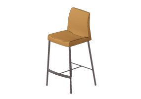 3D Chairs - Leather chair - Jori - Perla - B