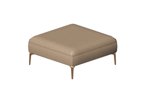 Chairs and Sofas 3D - Fabric Pouf - Jori - Sophia Landscape - F100