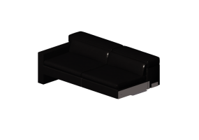 3D Sessel und Sofas - Ledersofa - Jori - Shiva - BS180L