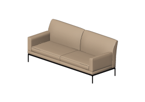 3D Sessel und Sofas - Ledersofa - Jori - Glove Pure - SO215