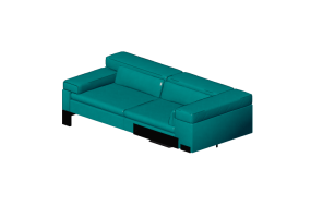 Chairs and Sofas 3D - Leather sofa - Jori - Shiva - CS207L