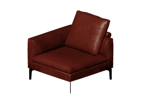 Divans 3D - Fauteuil en cuir - Jori - Oryx - CE95