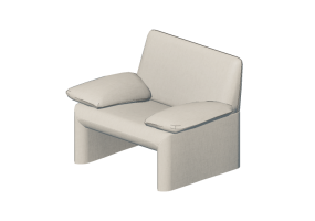 Divans 3D - Fauteuil en tissu - Jori - Linea - AC120