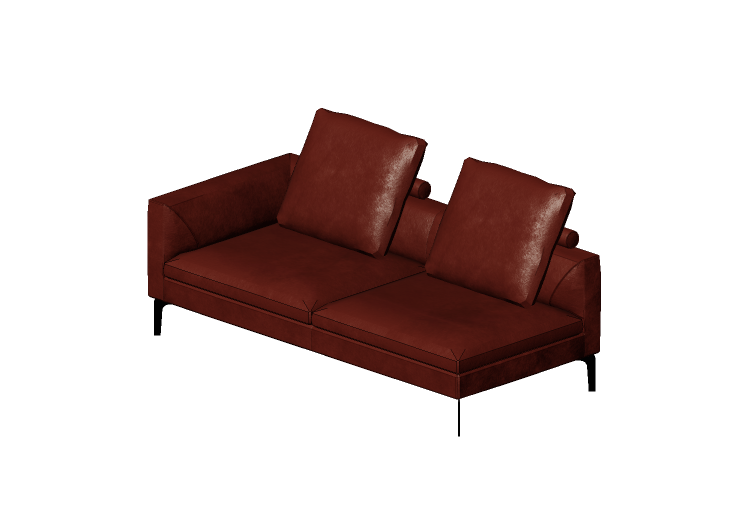Divani 3D - Divano in pelle - Jori - Oryx - BS205L - Jori Divani 3D - Divano in pelle - Jori - Oryx - BS205L - Jori