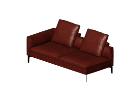 3D Sessel und Sofas - Ledersofa - Jori - Oryx - BS205L