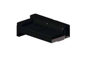 3D Sessel und Sofas - Ledersofa - Jori - Shiva - BS180L
