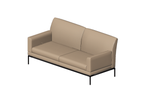 Poltronas y Sof&aacute;s 3D - Sof&aacute; de cuero - Jori - Glove Pure - SO190