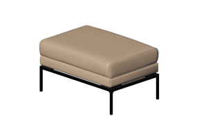 Poltronas y Sof&aacute;s 3D - Puf de cuero - Jori - Glove Pure - F5275
