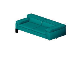 Divans 3D - Canap&eacute; en cuir - Jori - Shiva - CS212L
