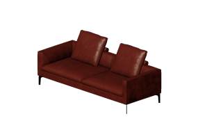 3D Sessel und Sofas - Ledersofa - Jori - Oryx - SO240