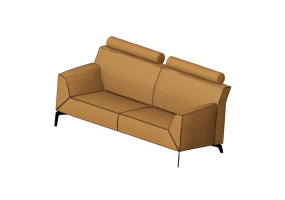 Chairs and Sofas 3D - Fabric sofa - Jori - Pacific Pure Jr - 2S215M