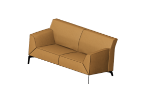 Chairs and Sofas 3D - Fabric sofa - Jori - Pacific Pure Jr - SO190P
