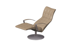 Divani 3D - Poltrona in pelle - Jori - Square - MOME AARBL