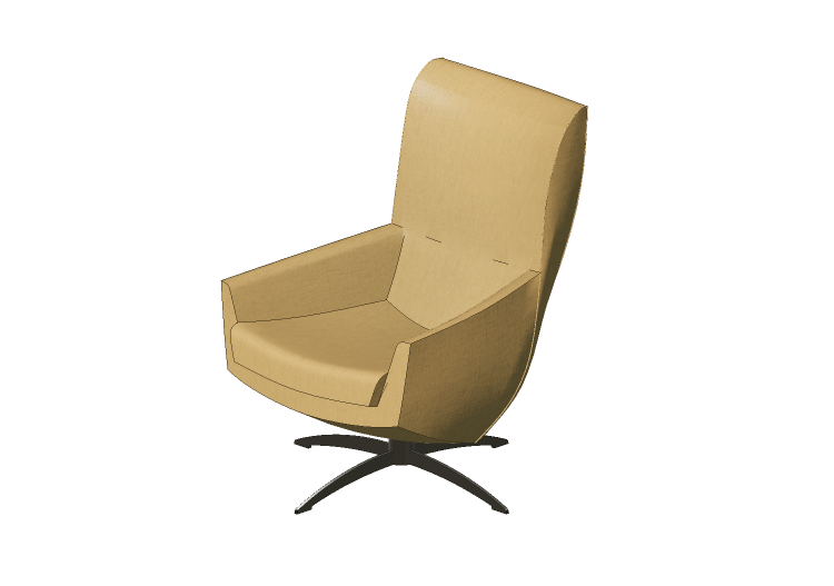 Sofás 3D - Poltrona em tecido - Jori - Griffon Lounge - LA... Sofás 3D - Poltrona em tecido - Jori - Griffon Lounge - LA...