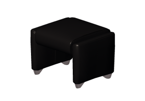 3D Sessel und Sofas - Pouf aus Leder - Jori - Tulip - F050060